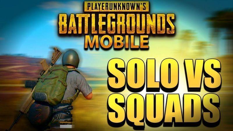 play Solo vs Duo or Solo vs Squad in PUBG Mobile