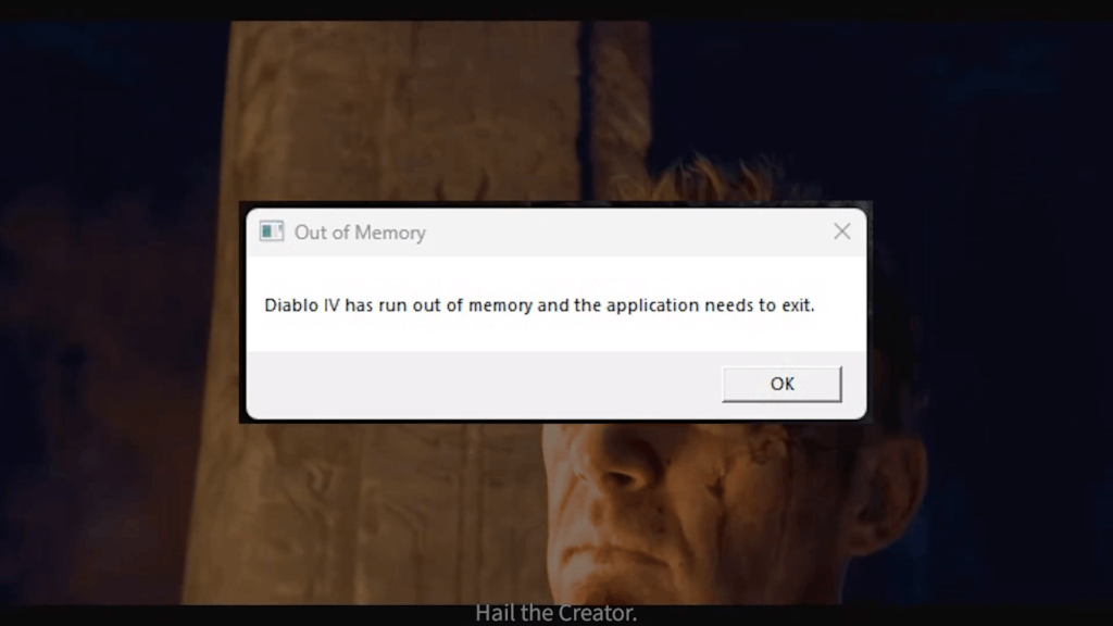 How To Fix Diablo 4 Out of Memory Error