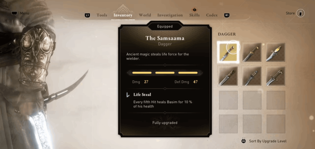 Assassins Creed Mirage Legendary Samsama Dagger Location