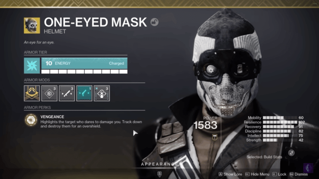 How to find One-Eyed Mask Location in Destiny 2