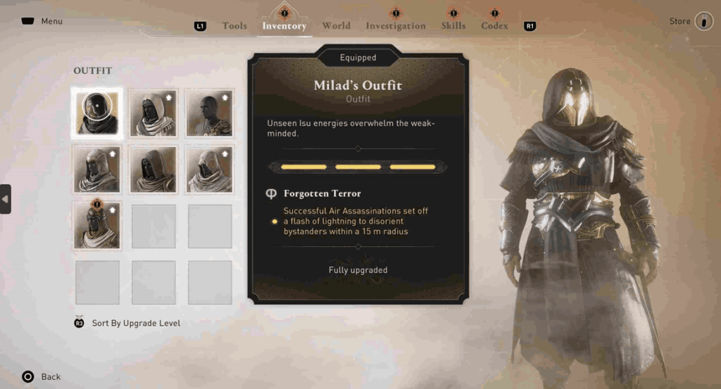 Assassins Creed Mirage Milad’s Legendary Outfit Location